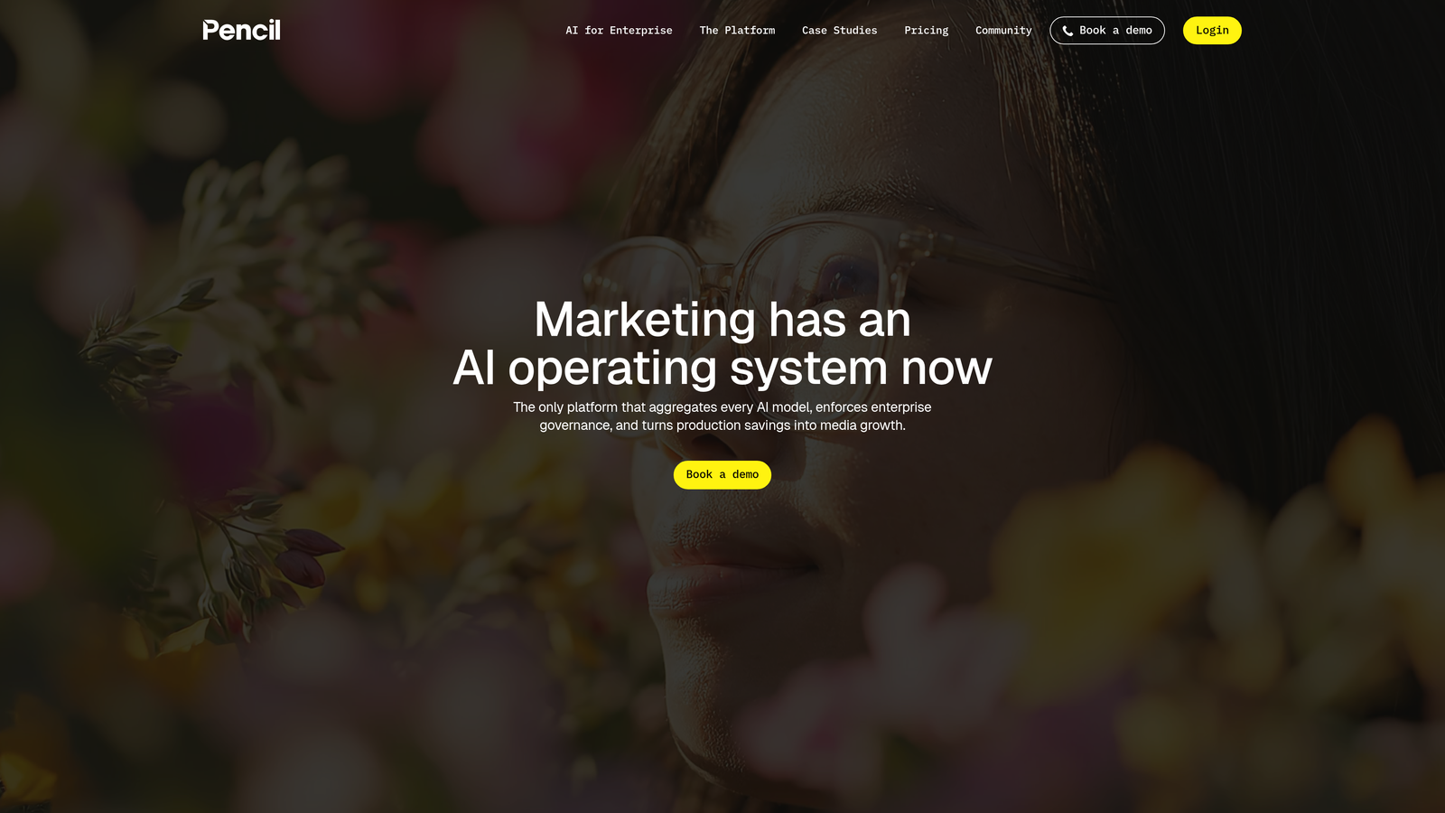 Screenshot of Pencil website
