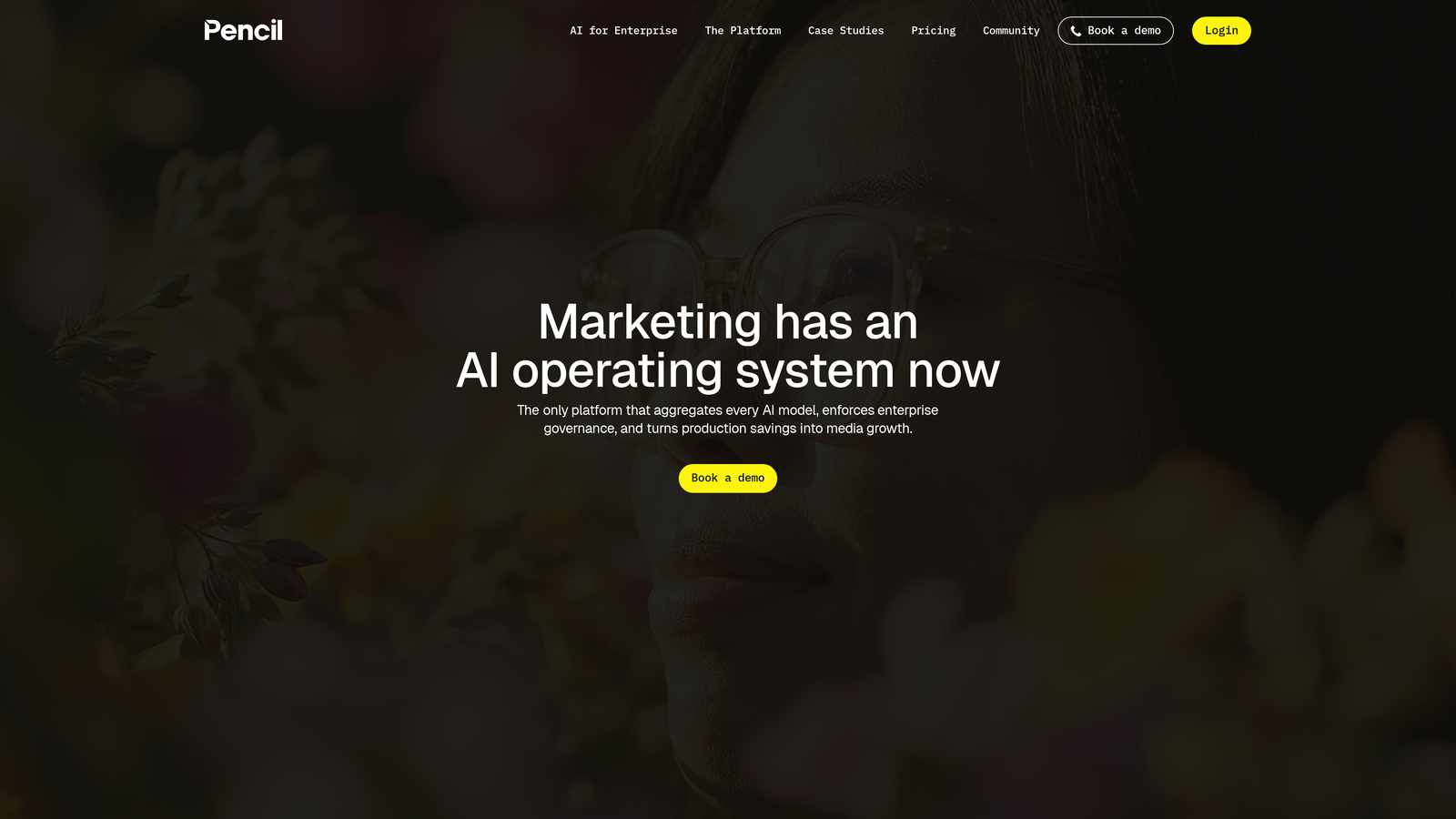 Screenshot of Pencil website