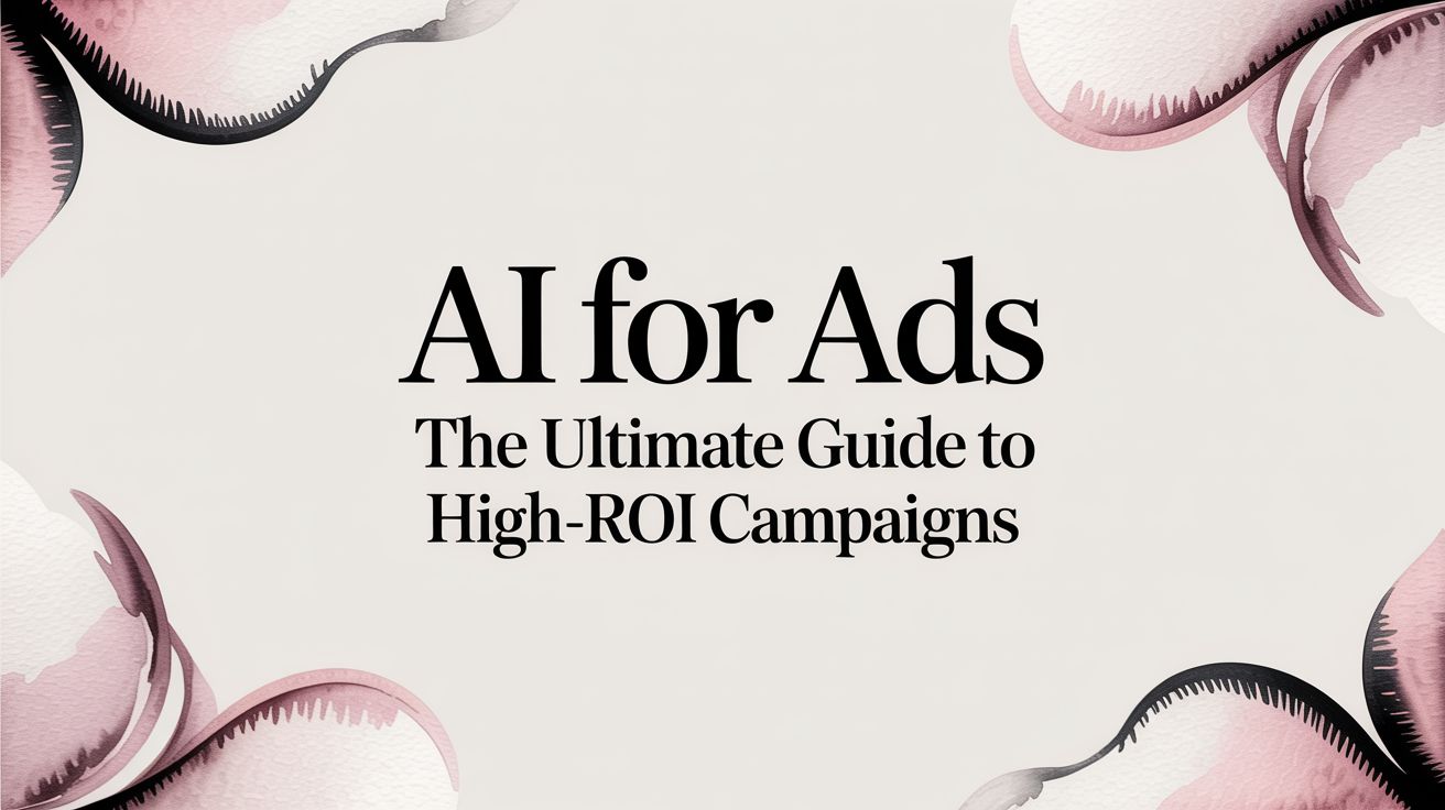 AI for Ads The Ultimate Guide to High-ROI… | AdStellar