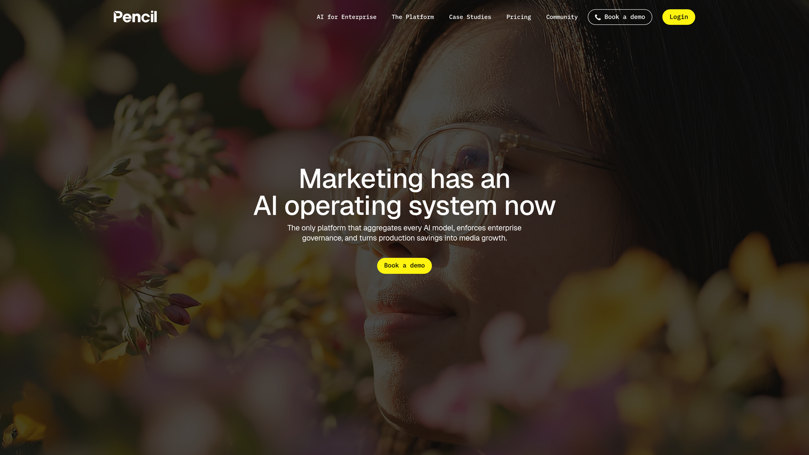 Screenshot of Pencil website