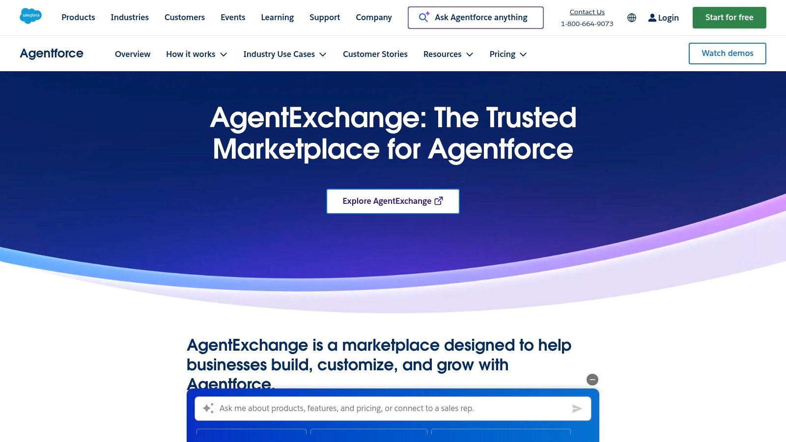 Salesforce AgentExchange
