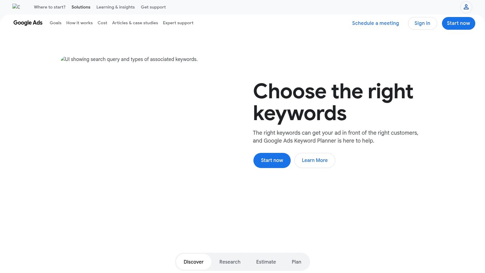 Google Keyword Planner
