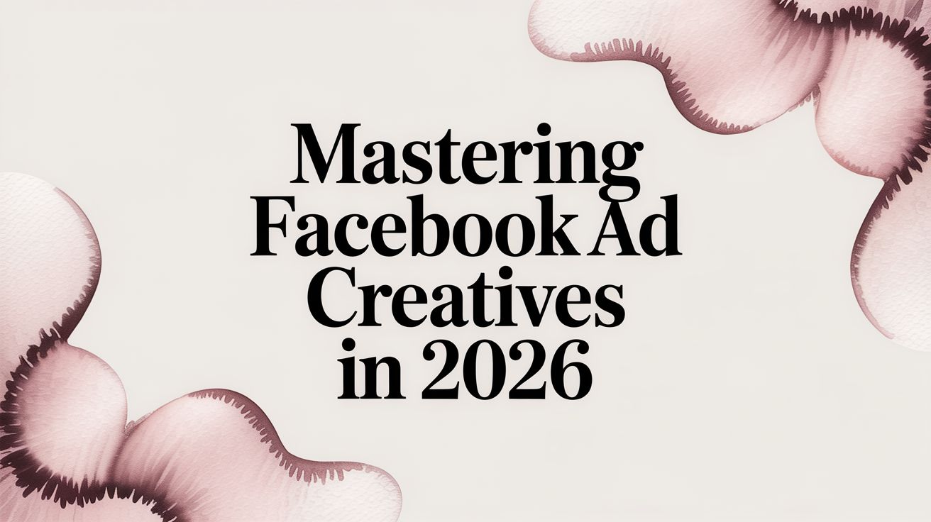 Mastering Facebook Ad Creatives in 2026 | AdStellar