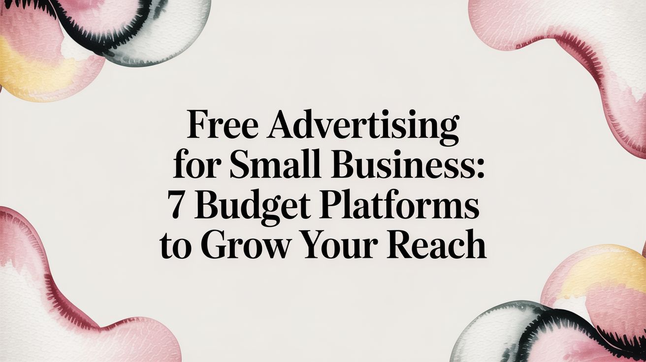 Free Advertising for Small Business: 7 Budget… | AdStellar