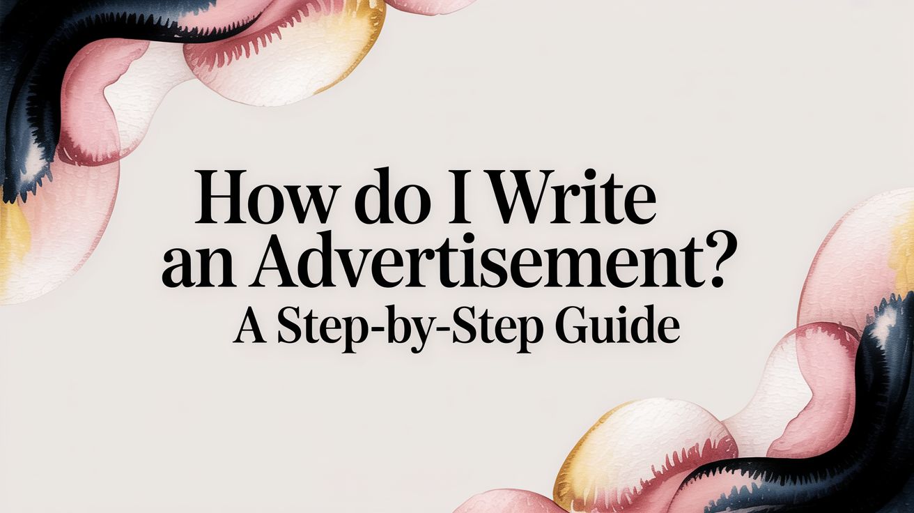 How Do I Write an Advertisement? A… | AdStellar