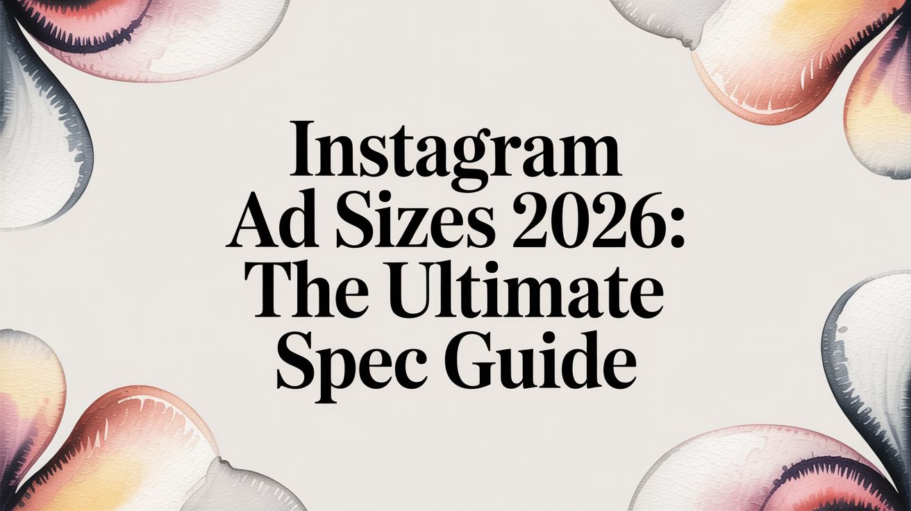 Instagram Ad Sizes 2026: The Ultimate Spec Guide | AdStellar