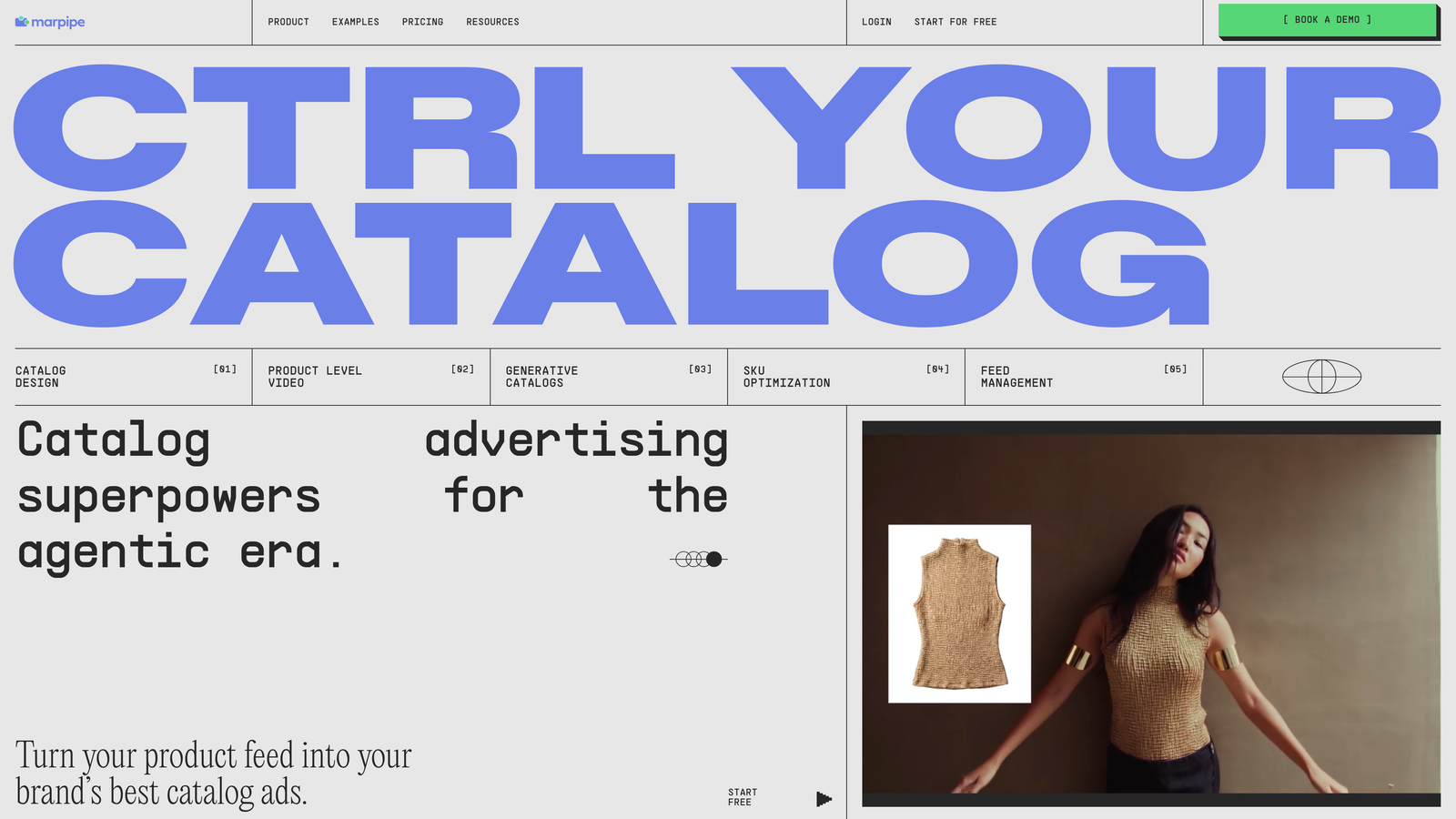 Screenshot of Marpipe website
