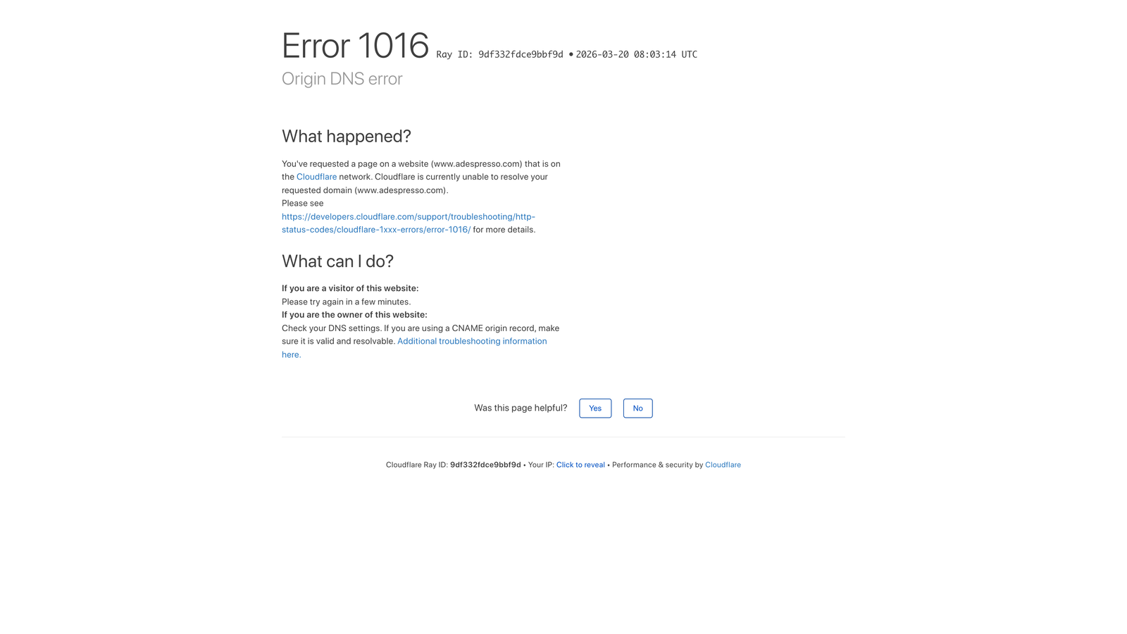Screenshot of AdEspresso website