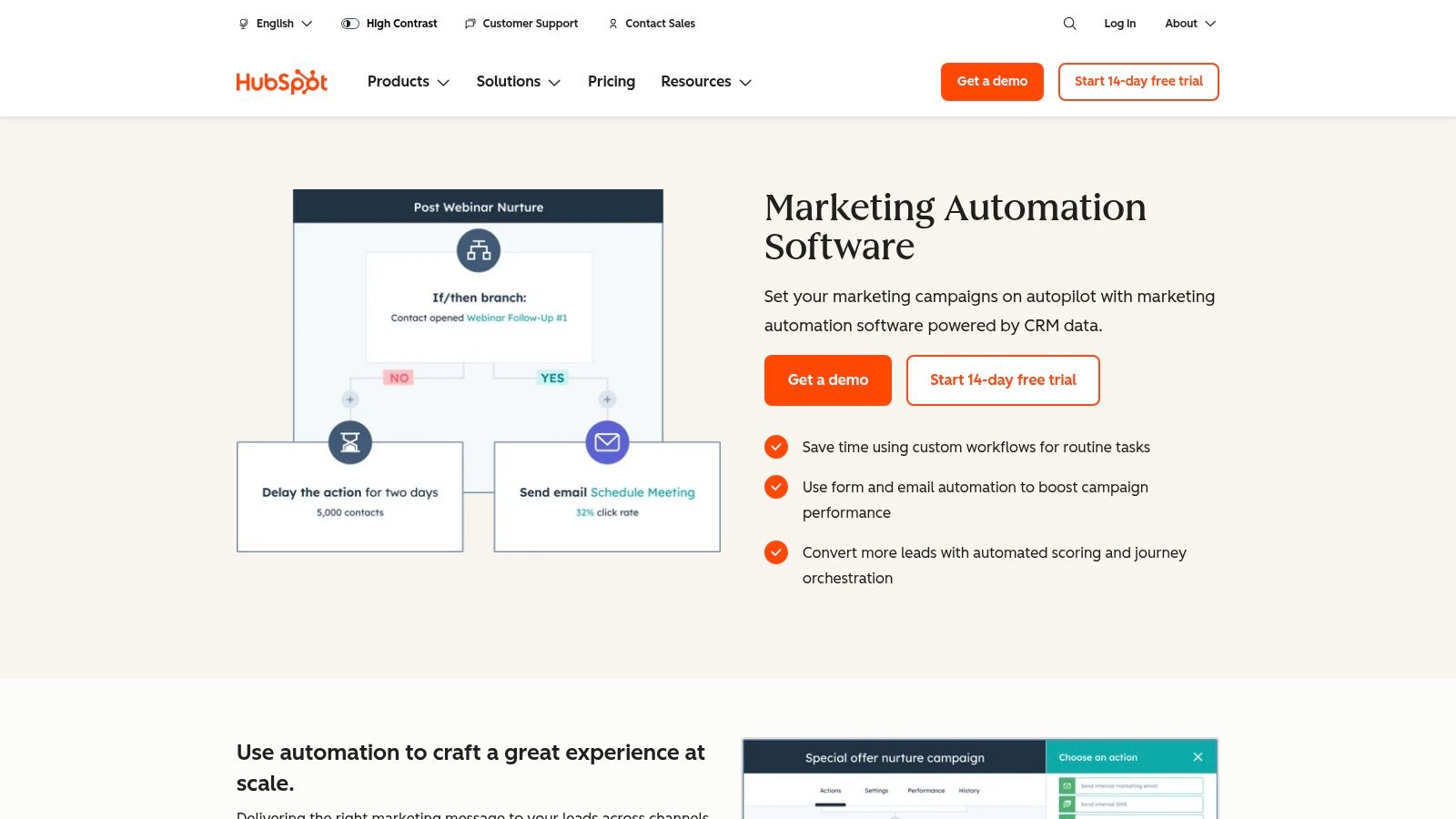 HubSpot Marketing Hub (Marketing Automation)