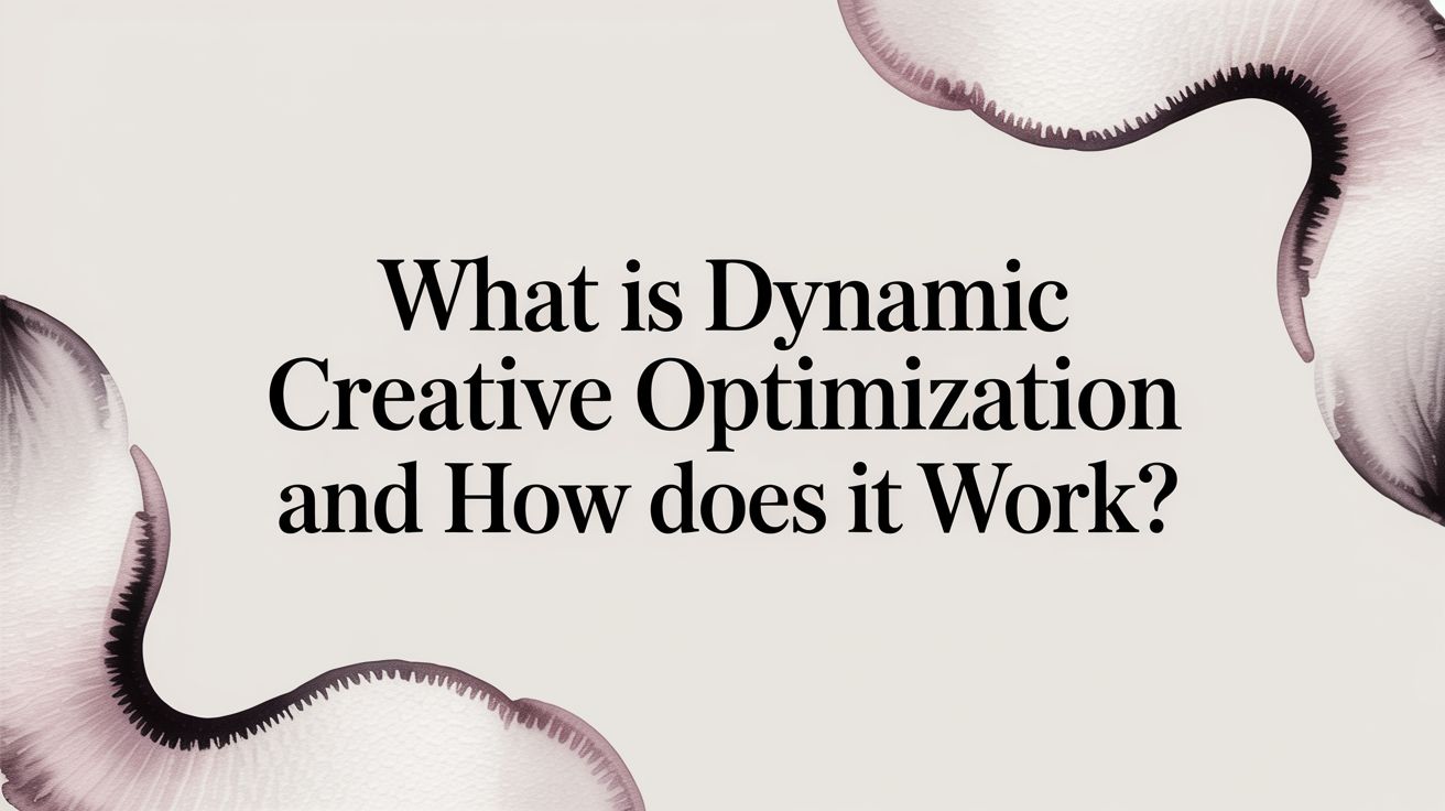 What Is Dynamic Creative Optimization and How… | AdStellar